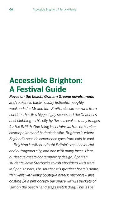 Accessible Brighton