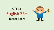 how to score good marks in ssc cgl english ?