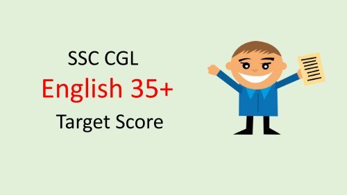 how to score good marks in ssc cgl english ?