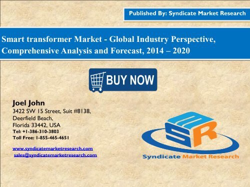 SMR: Global Smart Transformers Market share, Trends and value 2020