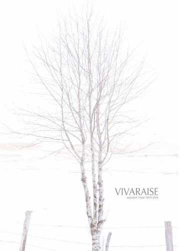 Vivaraise Lookbook Automne-Hiver 2015