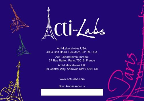 Acti-Labs Catalogue