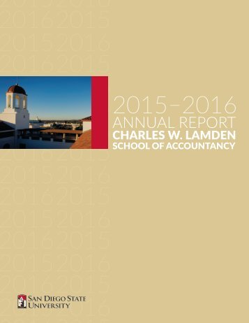 SDSU CBA Annual Report