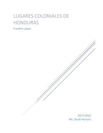 Revista de Historia de Honduras