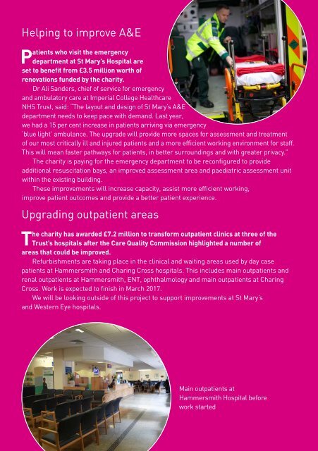 Imperial College Healthcare Charity Impact report 2015/2016