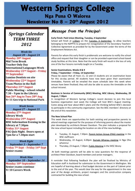 september-western-springs-college