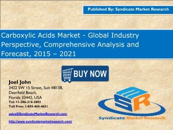 Carboxylic Acids Market