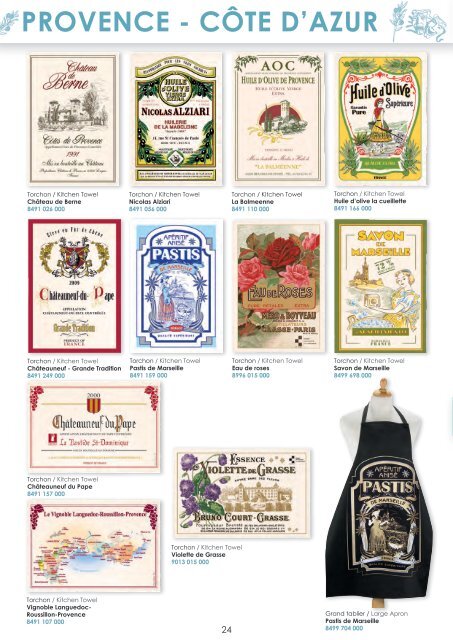 Catalogue Torchons & Bouchons 2016