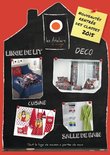 Les Ateliers du Linge Mini Catalogue Automne-Hiver 2015