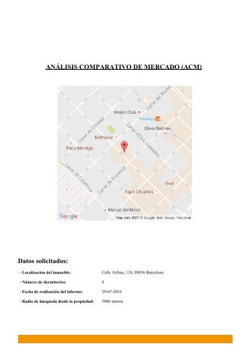 Análisis Comparativo de Mercado (ACM)