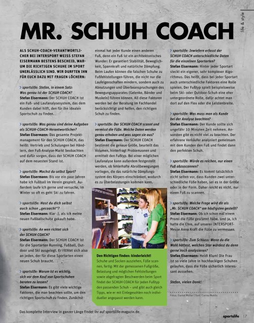 sportslife August / September 2016