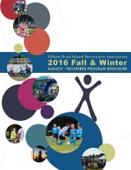 Island Rec Fall/Winter Brochure 2016