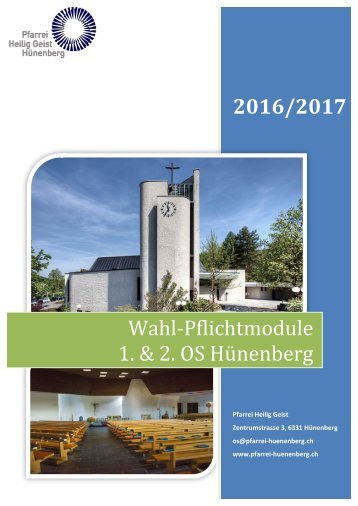 Wahl-Pflichtmodule Katalog 2016-17
