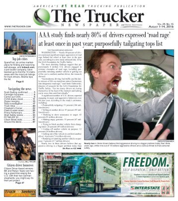 The Trucker Newspaper - August 1, 2016