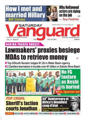 Lawmakers' proxies besiege MDAs to retrieve money