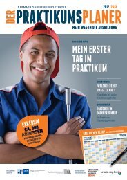 MEIN ERSTER TAG IM PRAKTIKUM - Der Praktikumsplaner