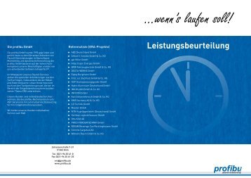 Leistungsbeurteilung (ERA) - profibu GmbH