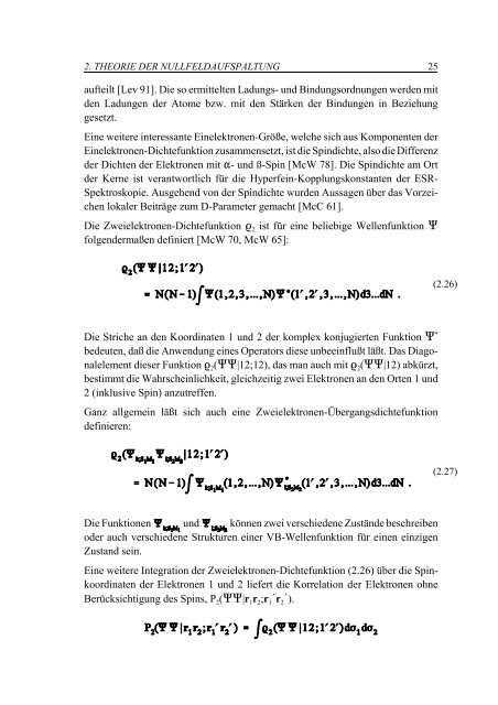 Nullfeldaufspaltung von Benzol und Naphthalin im ... - ScienceUp.de