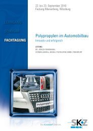 Polypropylen im Automobilbau - KD Feddersen Holding GmbH