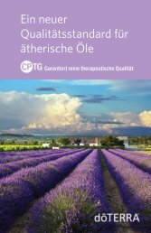 doTERRA CPTG Broschüre