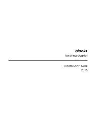 blocks -- string quartet (music score)