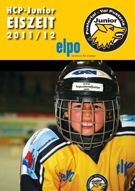 HC Junior Eiszeit 2011/12.indd - elpo HC PUSTERTAL Junior