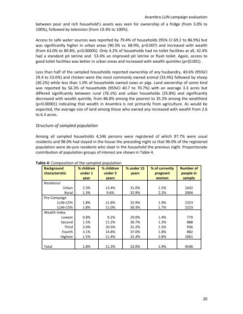 Anambra State Post-Campaign Net Tracking Survey