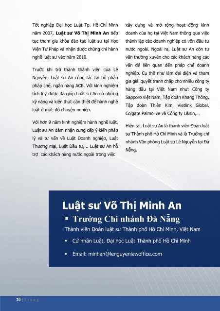 BROCHURE OF LE NGUYEN (V)