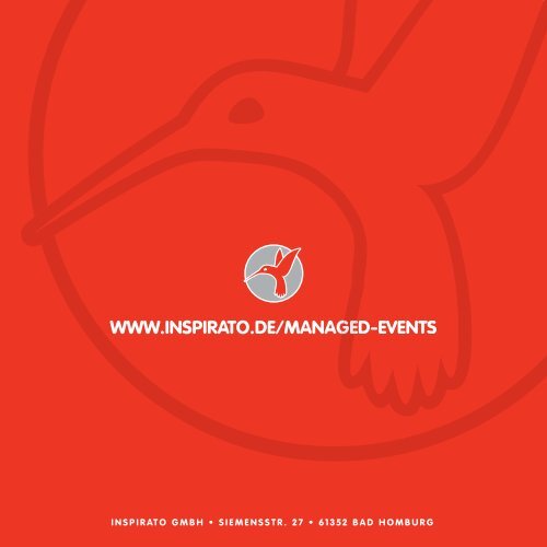 inspirato MANAGED EVENTS