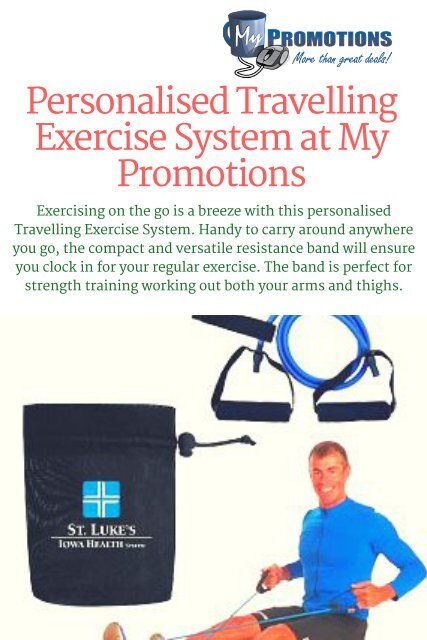 Buy Promotional Travelling Exercise System from My Promotions