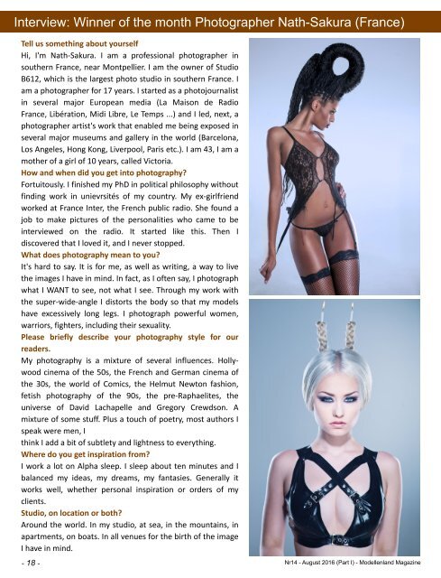 Modellenland Magazine Issue14 (part 1) August 2016