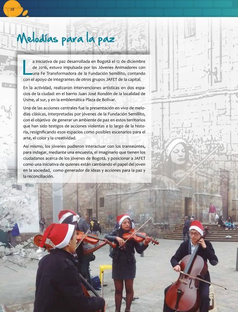 Revista Paz a lo Bien N°1- JAFET Colombia