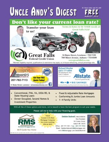 Uncle Andy's Digest - August 2016