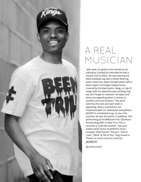 Music Meets Fashion Issue August September 2016