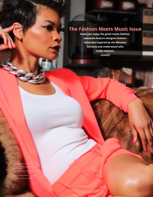 Music Meets Fashion Issue August September 2016