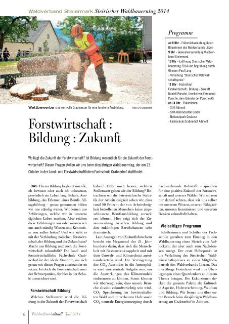 Waldverband aktuell - Ausgabe 2014-03