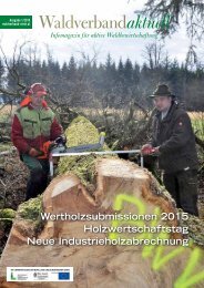 Waldverband aktuell - Ausgabe 2015-01