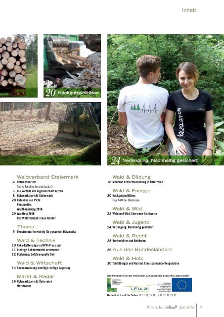 Waldverband aktuell - Ausgabe 2016-03