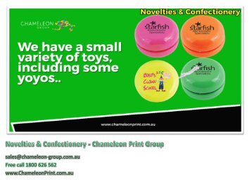 Novelties & Confectionery - Chameleon Print Group