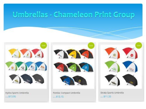 Umbrellas - Chameleon Print Group