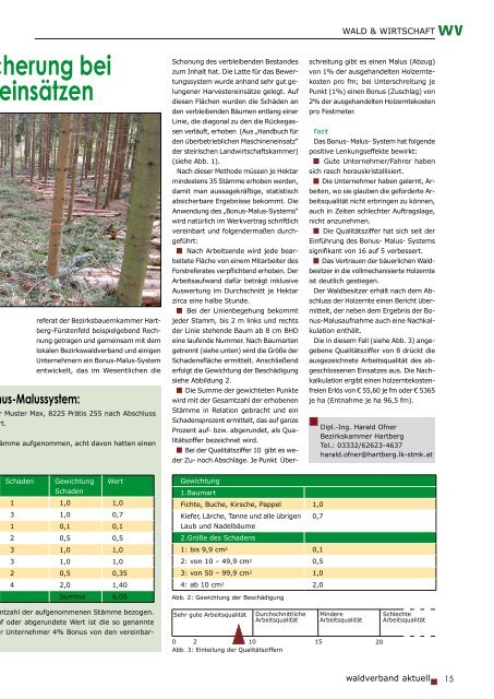 Waldverband aktuell - Ausgabe 2011-01