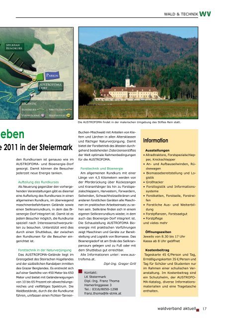 Waldverband aktuell - Ausgabe 2011-01