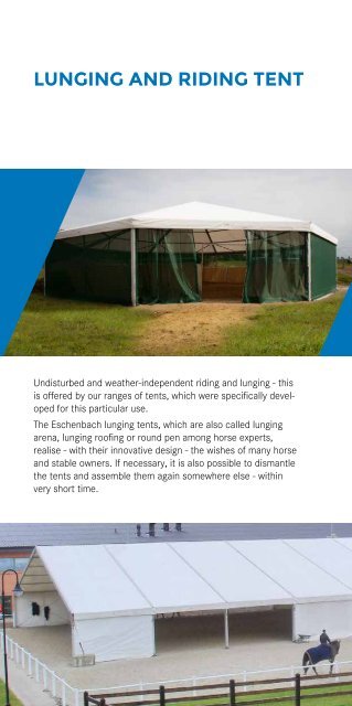 Tent and hall systems