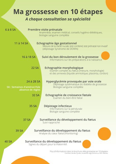 Principales Étapes De La Grossesse – ESSYY