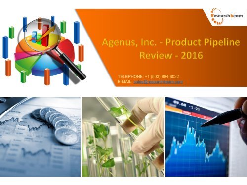 Agenus, Inc. - Product Pipeline Review - 2016