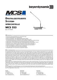 digitalgesteuerte system- sprechstelle mcs 553 - faircom media GmbH