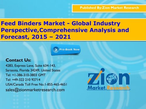 Feed Binders Market