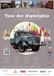 Broschüre der 15. Deutschlandfahrt 2016