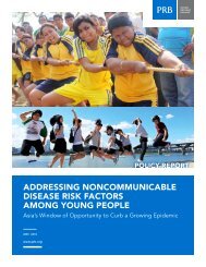 ADDRESSING NONCOMMUNICABLE DISEASE RISK FACTORS AMONG YOUNG PEOPLE