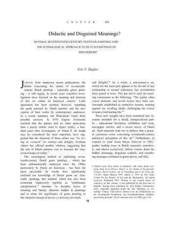 Didactic and Disguised Meanings?